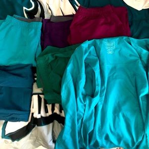 Scrub pants Medium lab coat